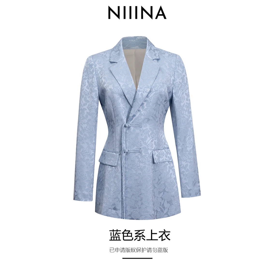 NIIINA设计师新中式西装气质上衣WQ15555