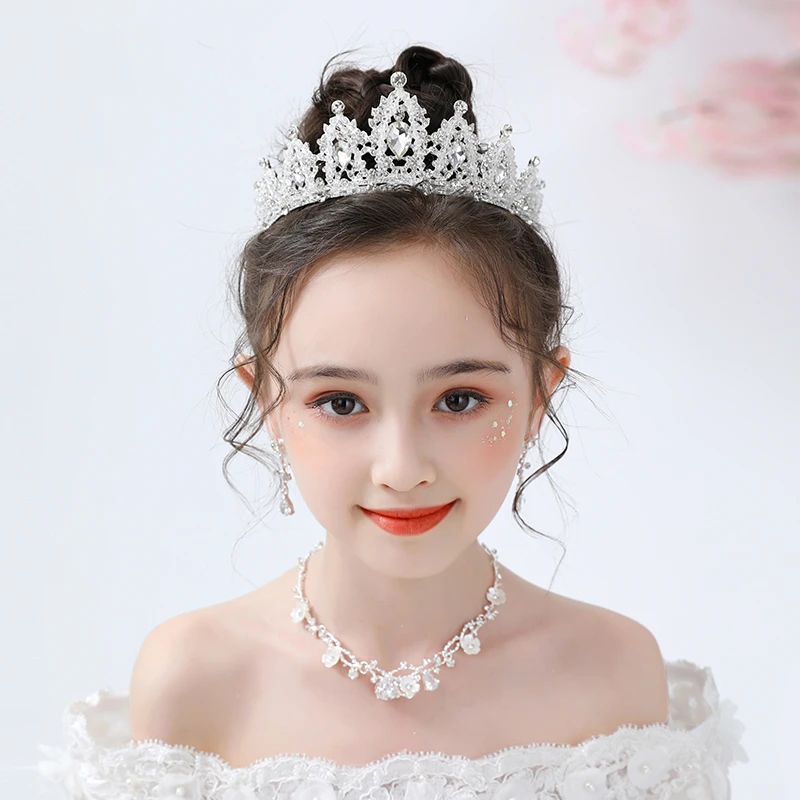 皇冠头饰儿童公主小女孩王冠冰雪奇缘水晶发箍生日韩版可爱发饰