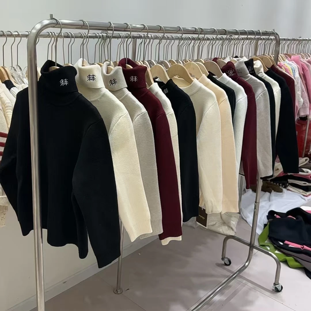 2024冬款加绒加厚毛衣抗起球4级机洗不起球毛衣绒纱毛衣  241210