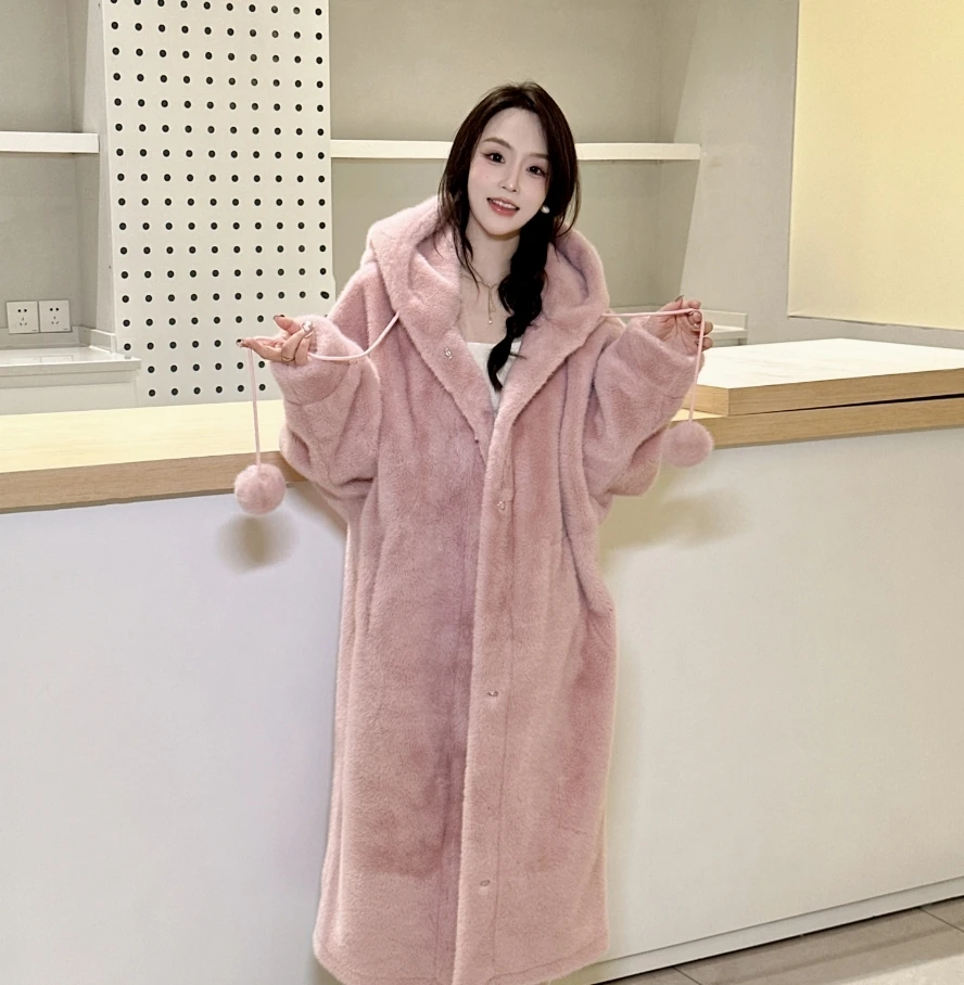 【圣诞女神】外套秋冬厚外套女款短款时尚加厚外套带帽保暖3A环保