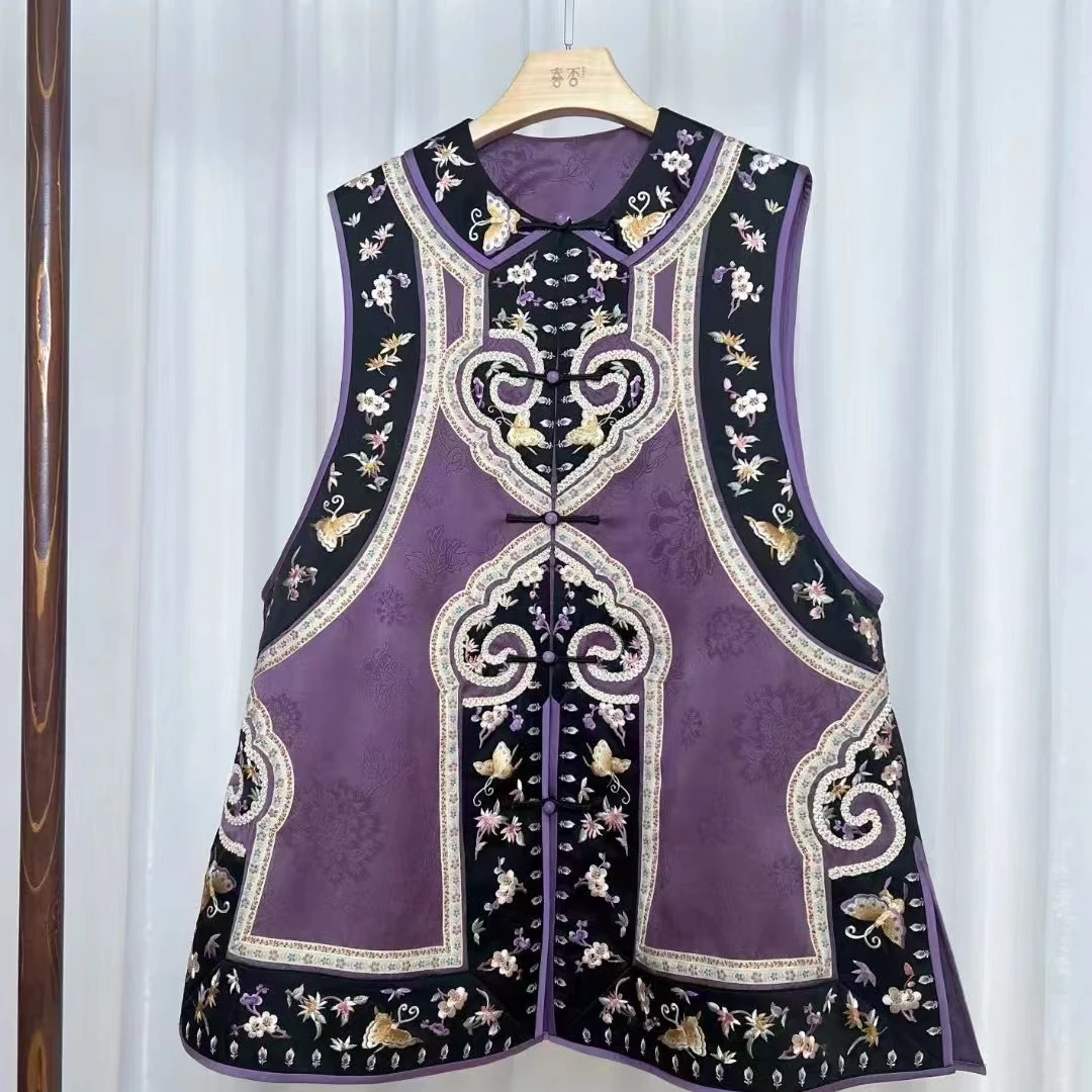 【卿思韵】新中式18号香云纱马甲241974