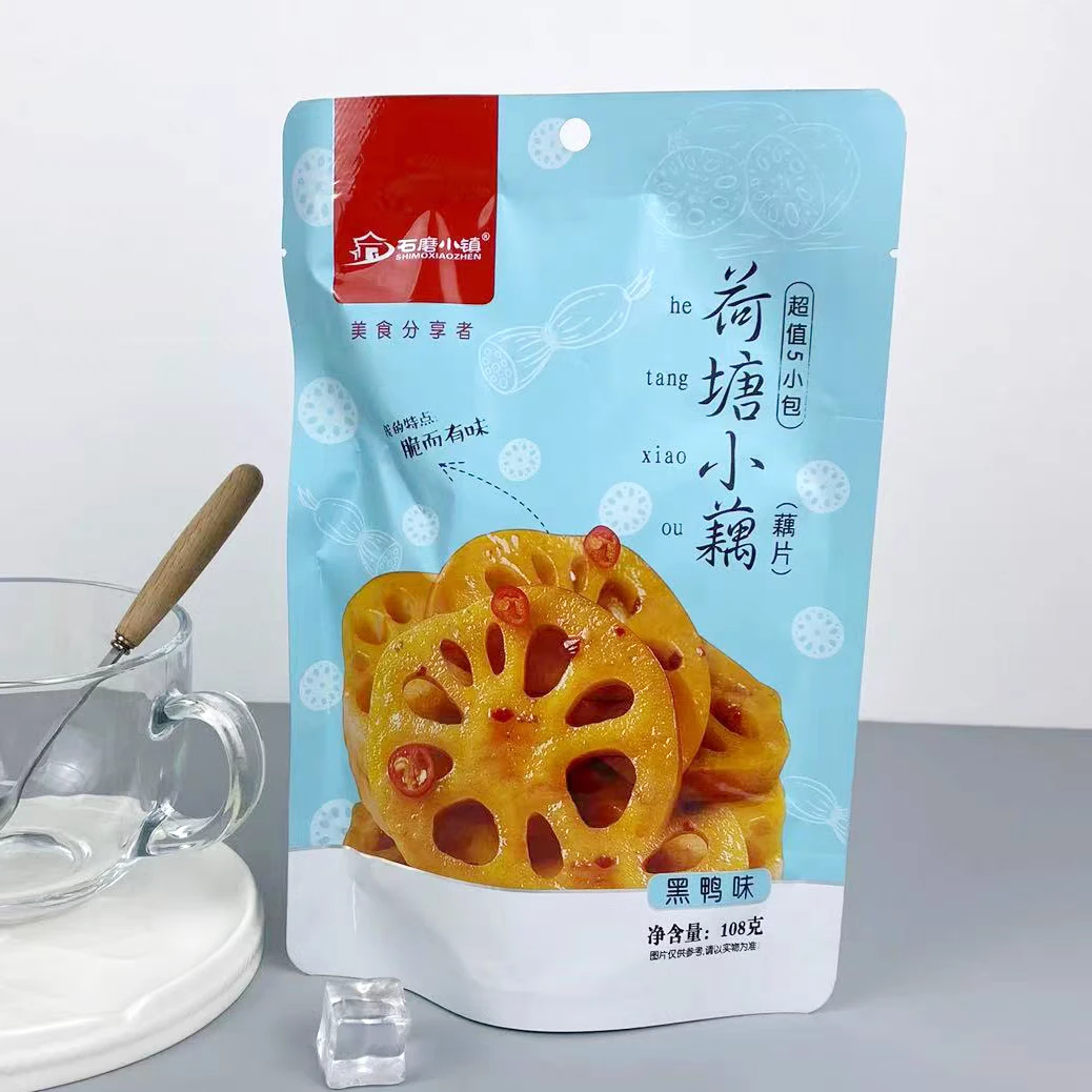 新疆包邮荷塘小藕黑鸭味淡嘴追剧办公室小零食