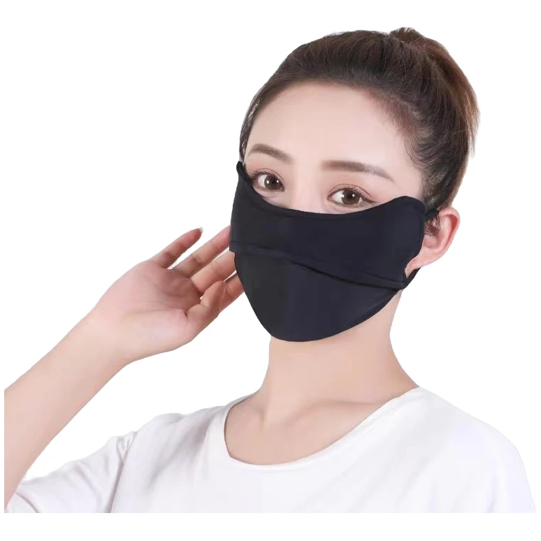 {拍一发8}夏季爆款冰丝轻薄防晒口罩.UF50+防晒.透气冰丝防晒面罩
