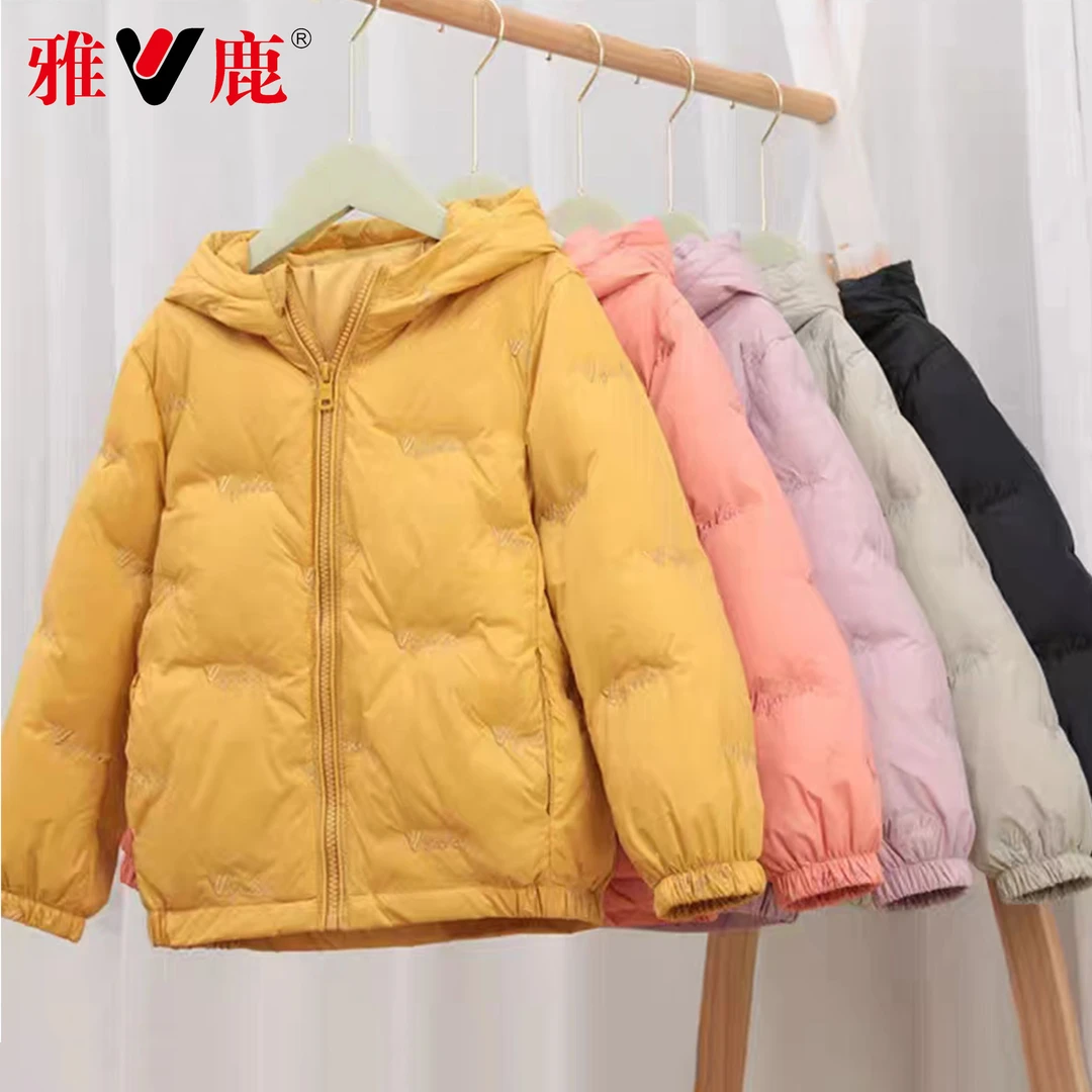 【童装】雅鹿新款洋气短款男女童时尚休闲羽绒服Y1T06V01830