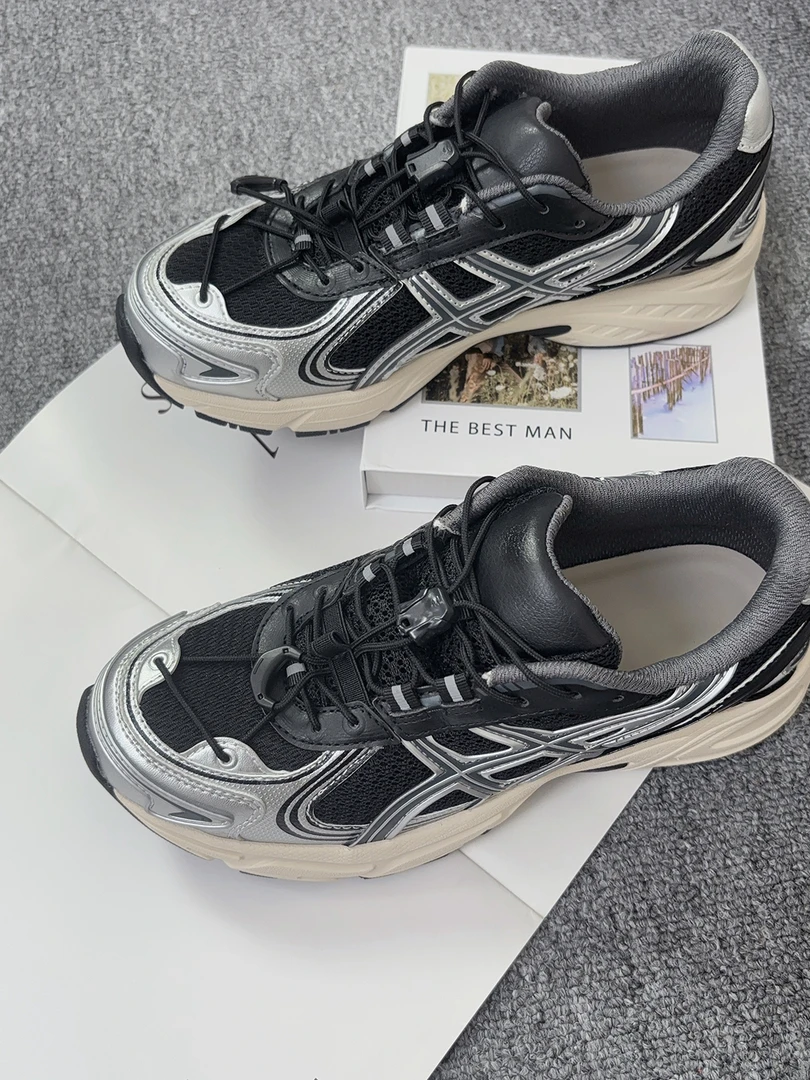 广州低帮手工女鞋~银色星河老爹鞋女2024新款夏季厚底休闲运动鞋