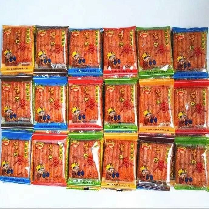 嘴巴香辣条亲嘴片8090后童年儿时怀旧辣条零食小吃毛劲松
