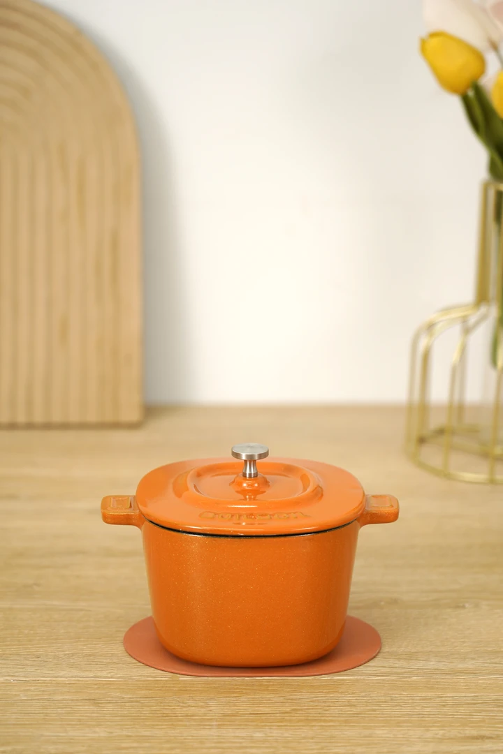 YANZAO/焱造铸铁珐琅锅boilboil 12芳园系列小迷你