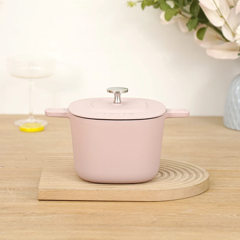 YANZAO/焱造铸铁珐琅锅BOILBOIL16芳园系列饭釜(高光)