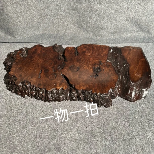 诧寂风原木风黑胡桃干泡茶盘木雕（一物一拍，直播间为准）