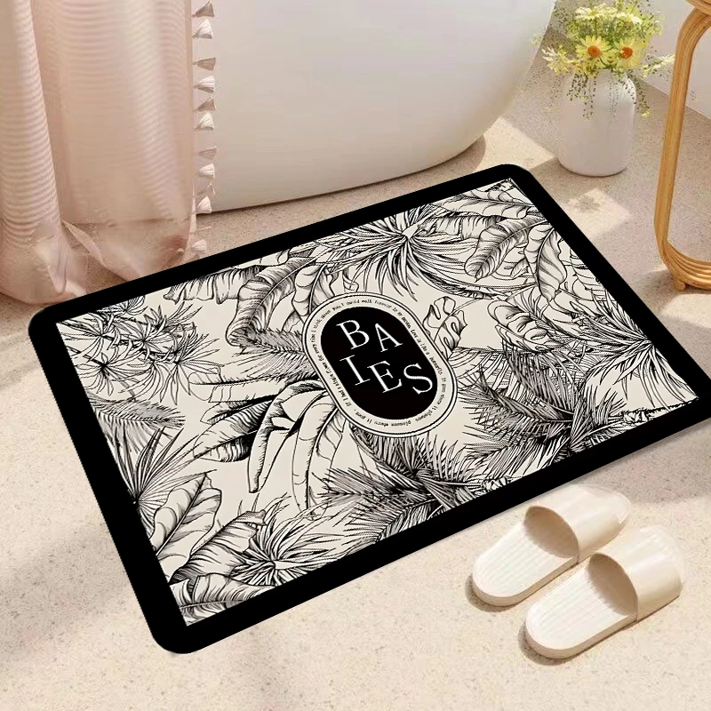 家用裁剪入户门地垫卫生间厕所浴室吸水速干吸水防滑脚垫秋冬