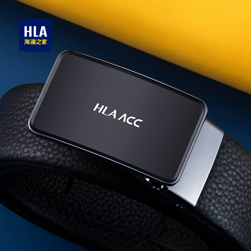 海澜之家皮带男款真皮板扣腰带头层牛皮裤带七夕礼物送男友老公Z