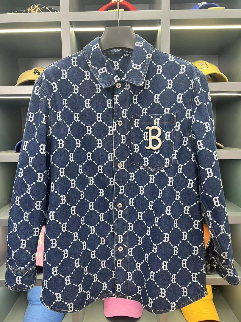 联名款潮牌满印牛仔外套新款秋季男女同款满印112 嘉嘉