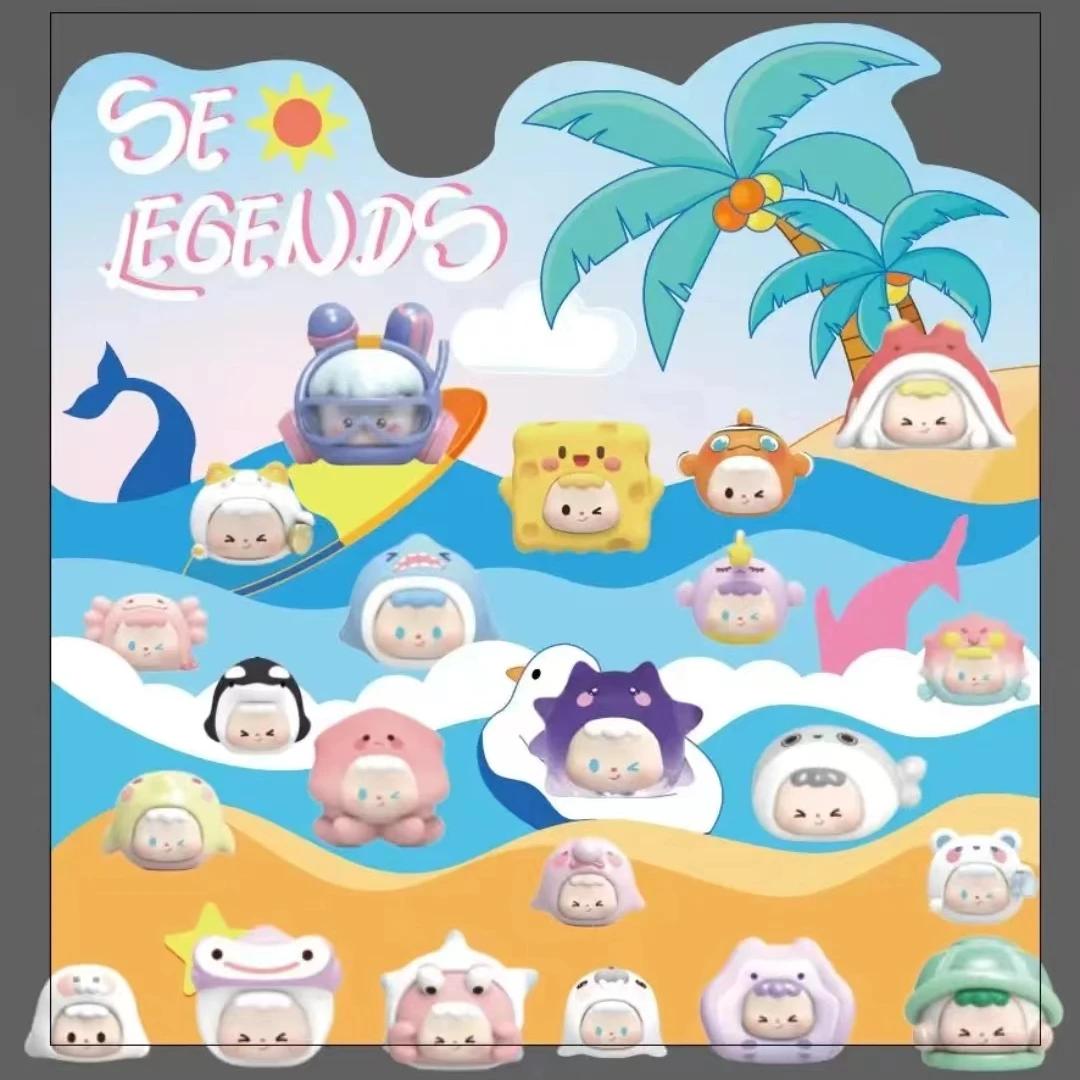 【拆盒】ZOZO左左-海洋奇遇系列潮流玩具盲盒潮玩