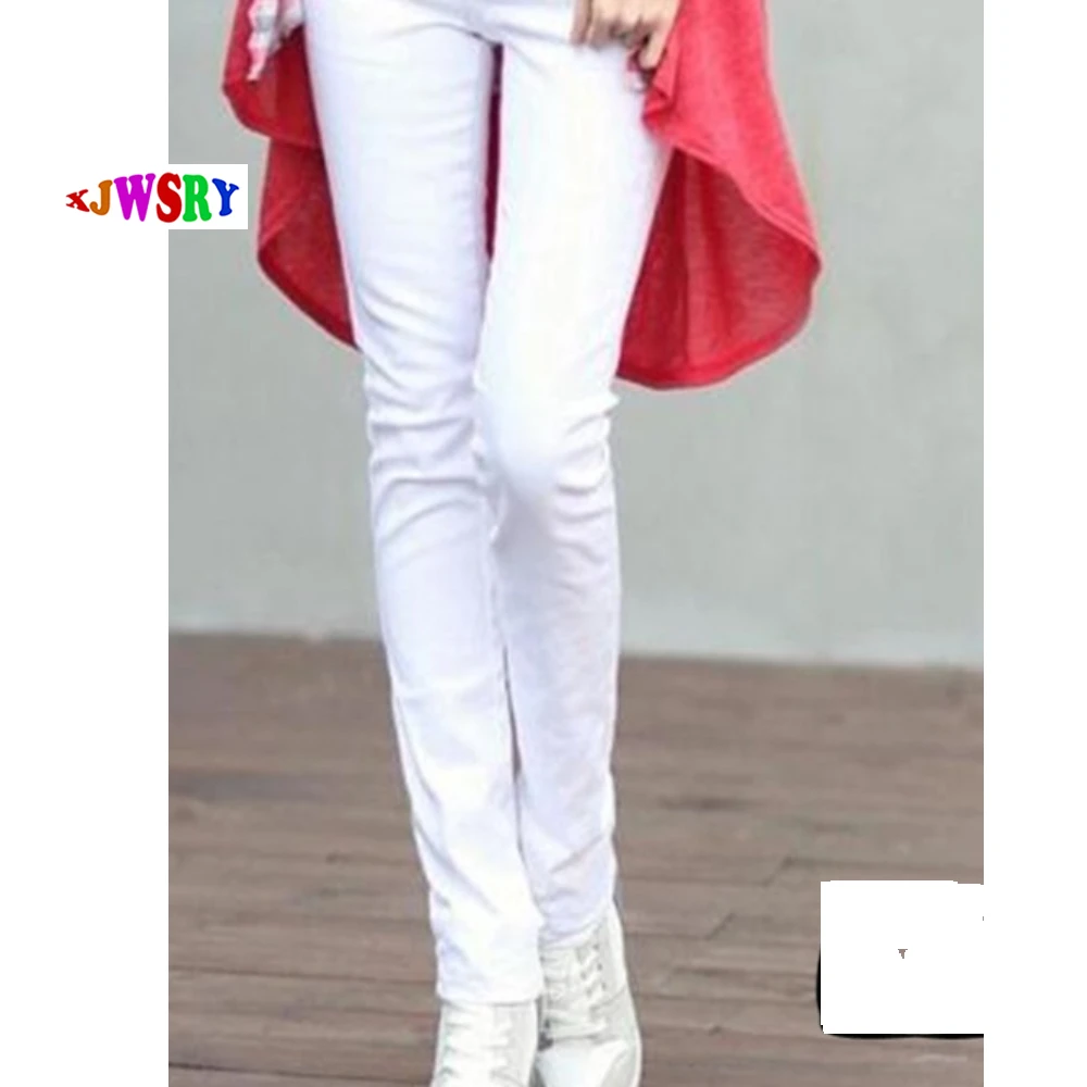 XJWSRY/轩骏白色牛仔裤女款爆款2025新款弹力小众炸街高级感女装