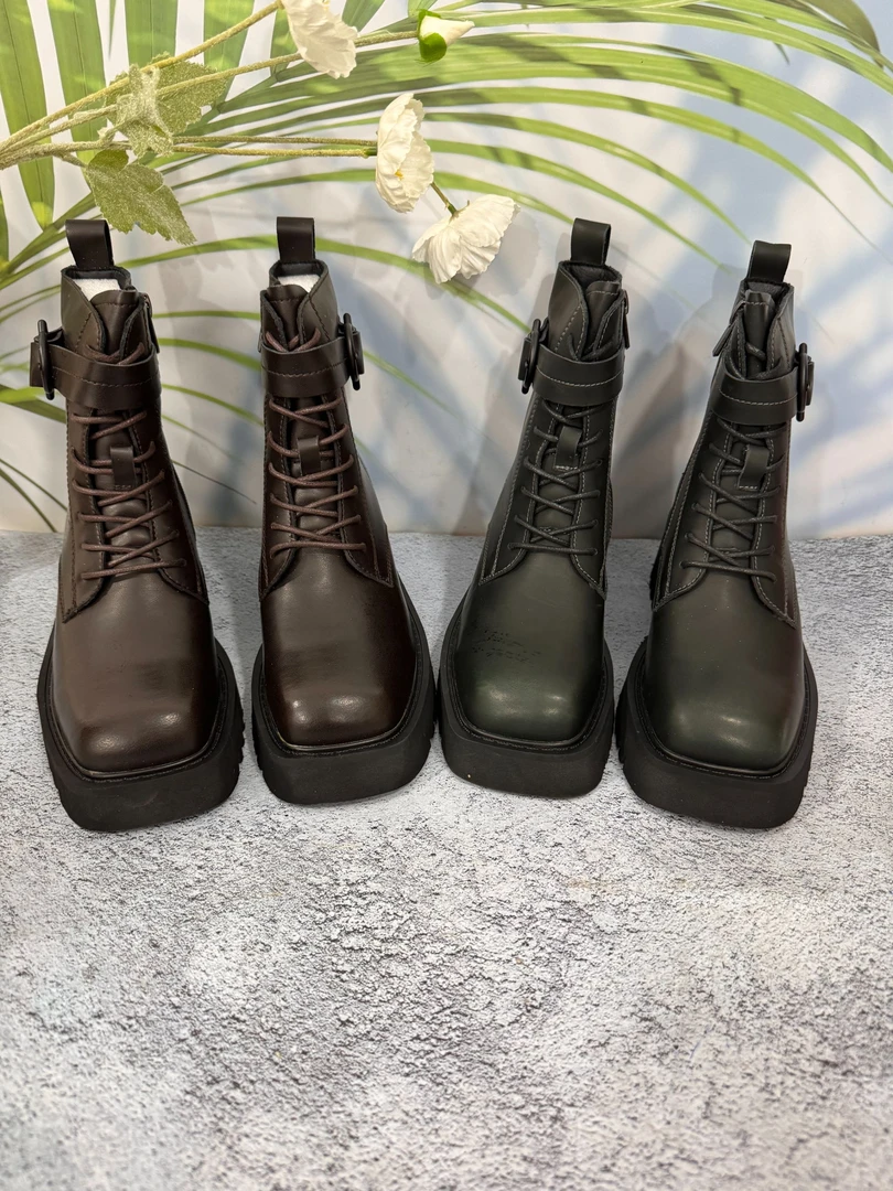 小强家女鞋 芽儿家百搭舒适女单靴（Y144-13-1）（W32DYV2442303)