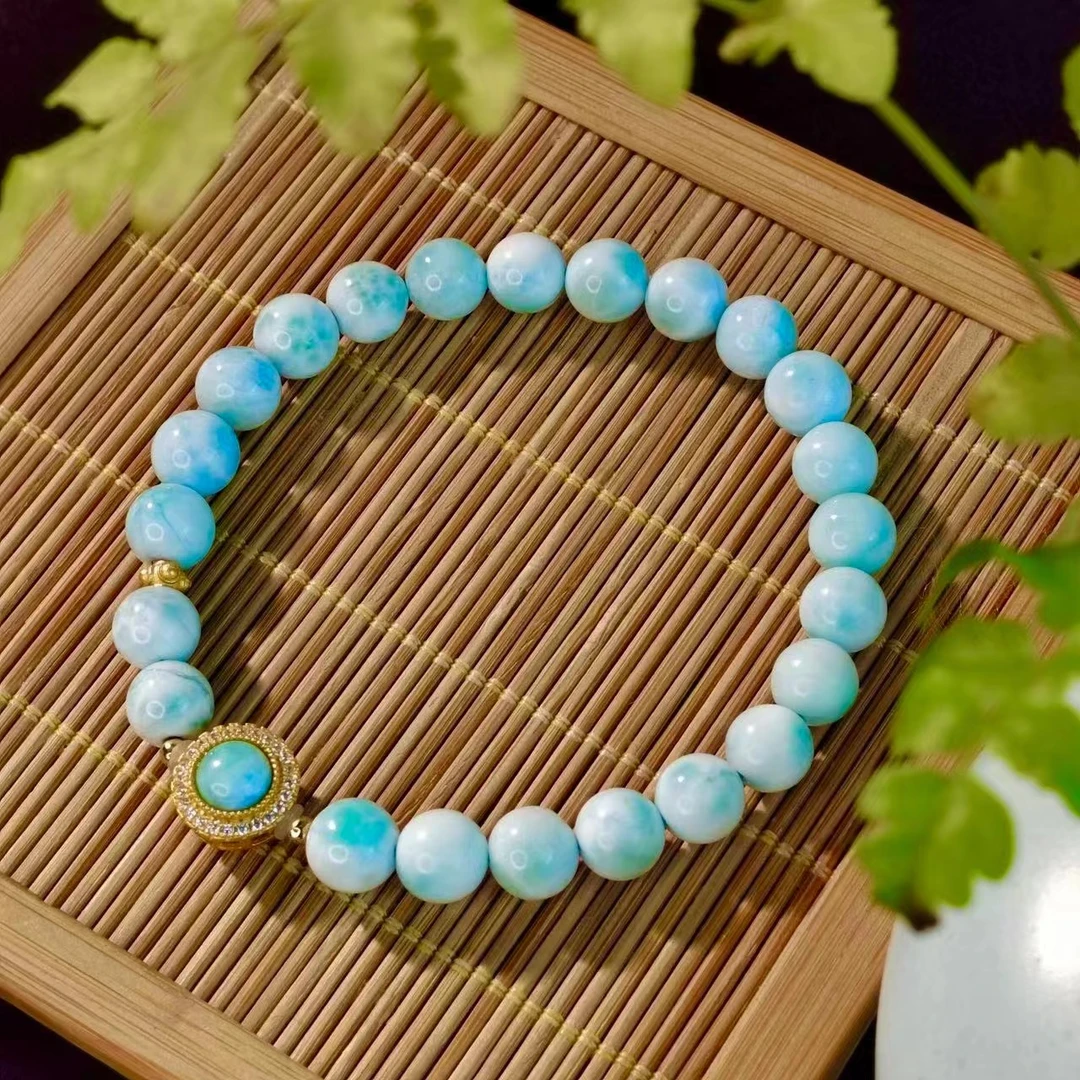 海纹石手串7m+女士精美天然海纹石收藏级珠宝（多样性发货）9628