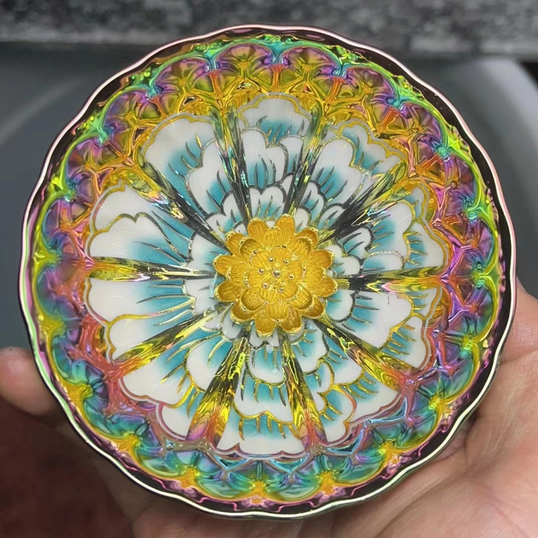 【闪购商品】  牡丹花开主人杯 七彩牡丹花