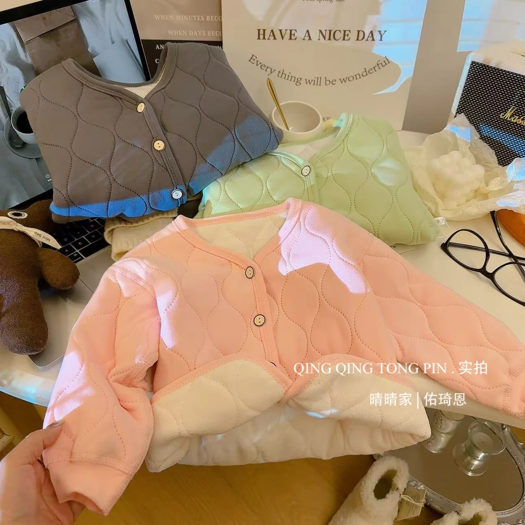 【高品质/奥粒绒】校服神器棉袄冬季三层夹棉男童女童加厚冬季棉服