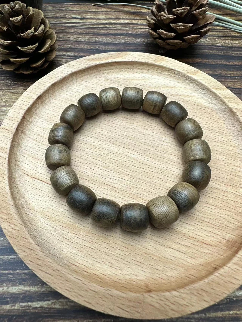 沉木老料27号单圈手串