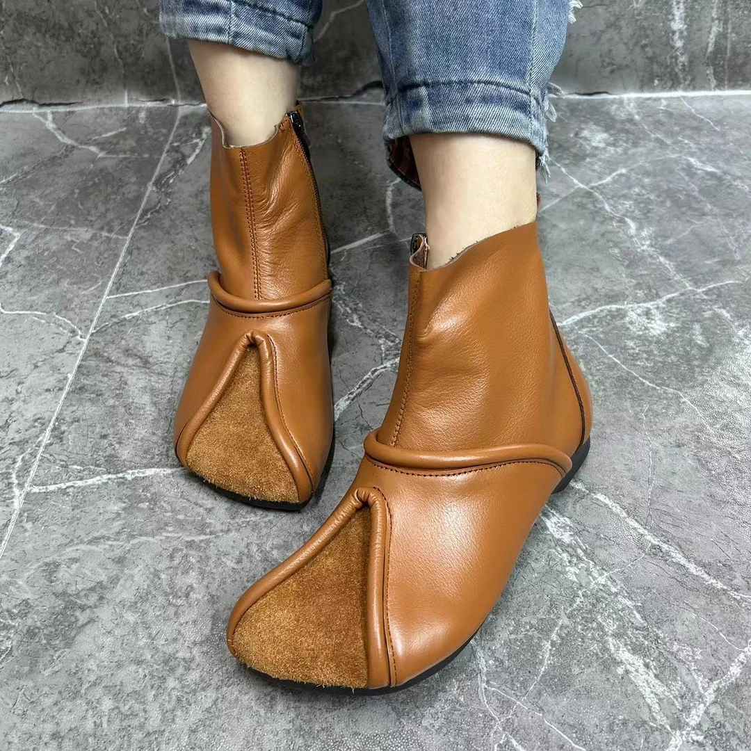 新款复古风柔软舒适百搭休闲女鞋2309-10