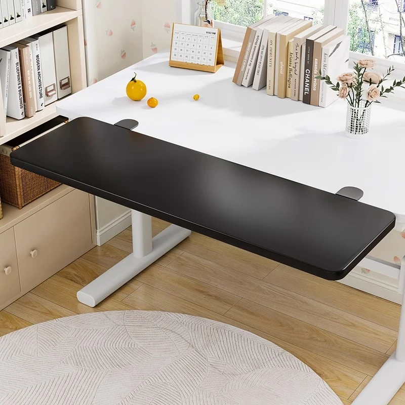 桌面延长板免打孔扩展电脑桌子延伸加长板托架加宽折叠板键盘支架