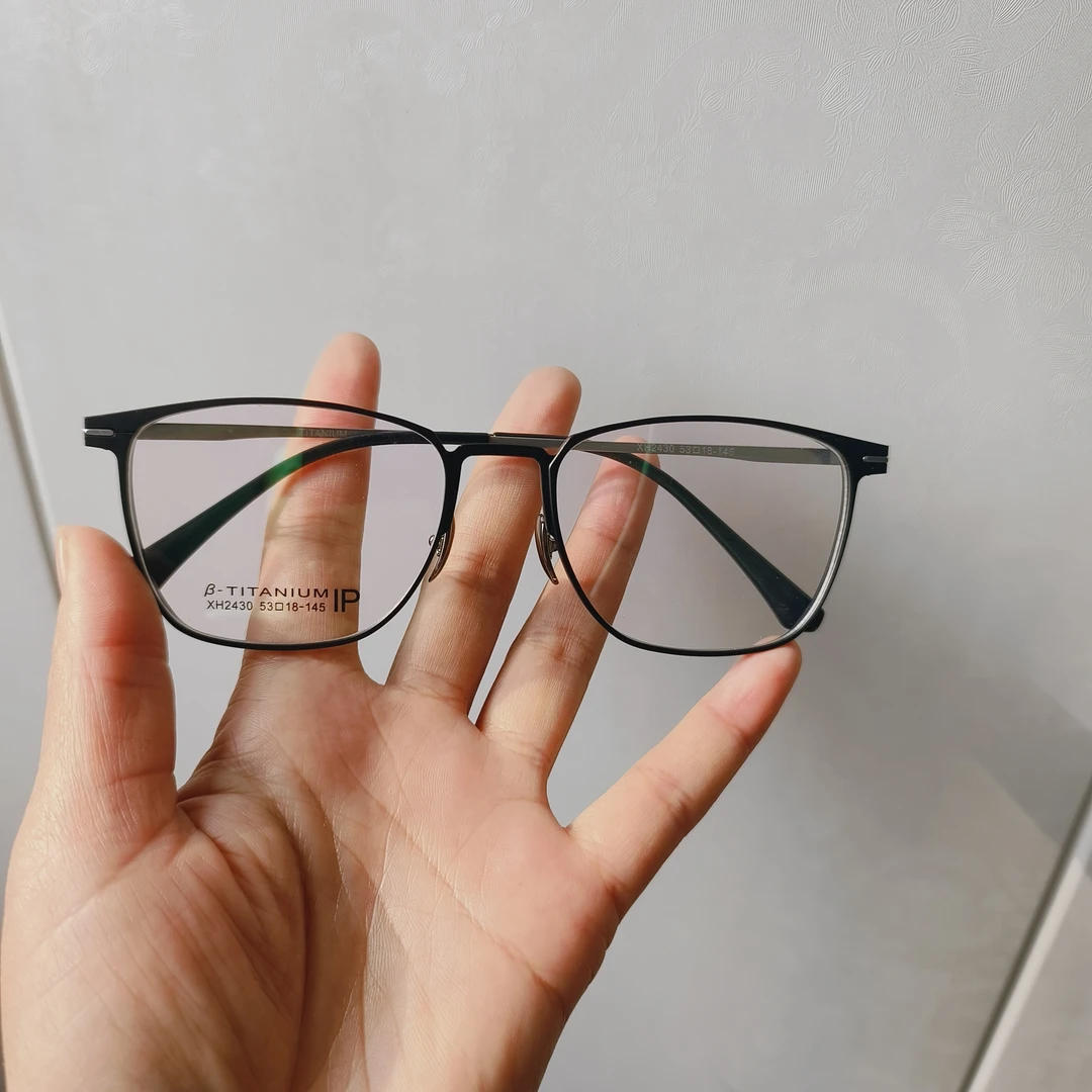 机遇品牌铝镁钛架复古平光多边形框架