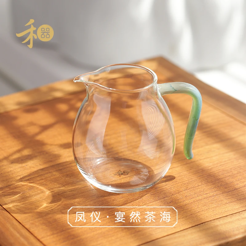 凤仪·晏然茶海 高硼硅 玻璃公道杯 建议容量：280ml