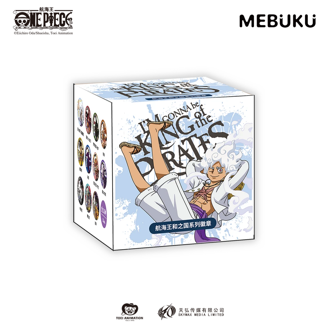 直播代拆 东映动画航海王MEBUKU盲盒徽章第一弹 别针款下播盲发