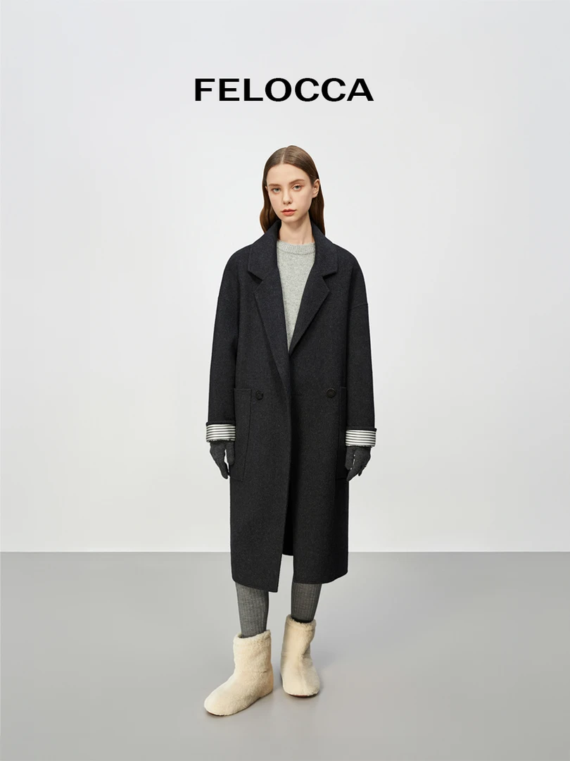 【FELOCCA】驼绒双大口袋大衣 BA-081