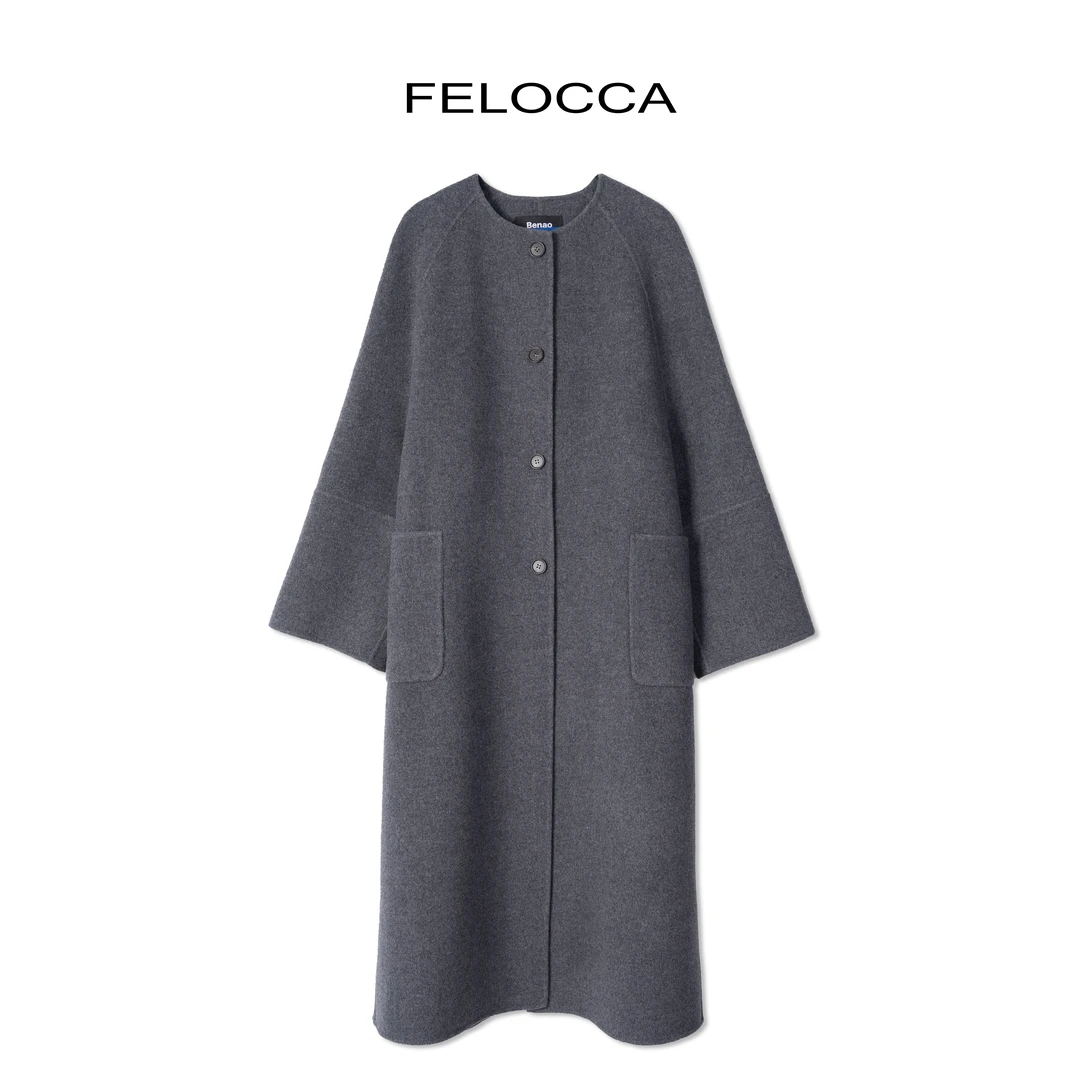 【FELOCCA】时尚百搭保暖气质设计师款大衣  BA-040