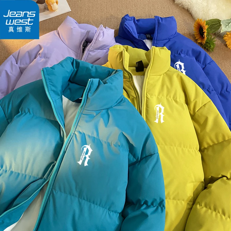 【真维斯】棉服男女秋冬季加厚保暖御寒立领棉衣休闲潮流面包服外套