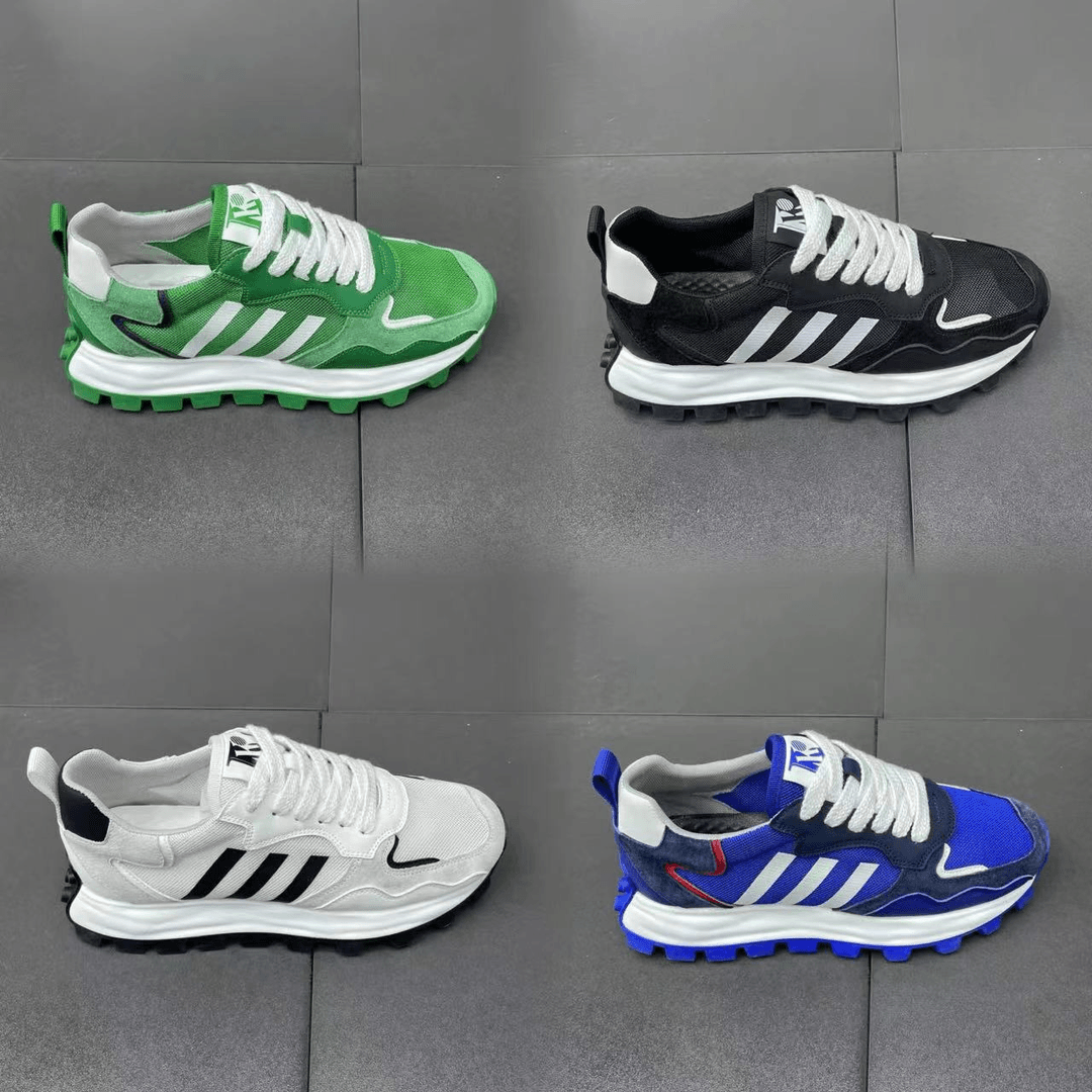 春夏新款网面低帮舒适时尚男款运动休闲潮鞋 偏大一码