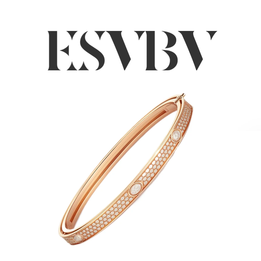 925银手镯 【窄版满天星】轻奢时尚精致简约镶嵌手镯SZ09