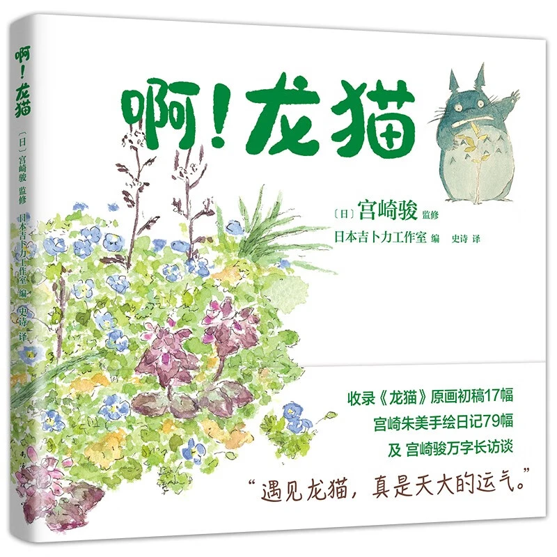 【瑕疵】宫崎骏：啊！龙猫  17幅原画初稿 79幅手绘日记