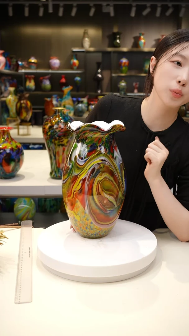 【闪购商品】非遗手作精工花器一级色料空运包邮送货上门