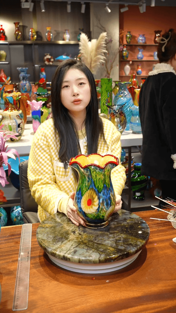 【闪购商品】手作精工花器一级色料，空运包邮，送货上门