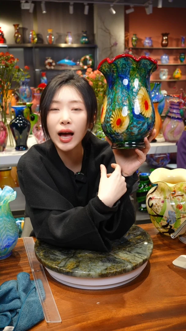 【闪购商品】手作精工花器一级色料，空运包邮，送货上门