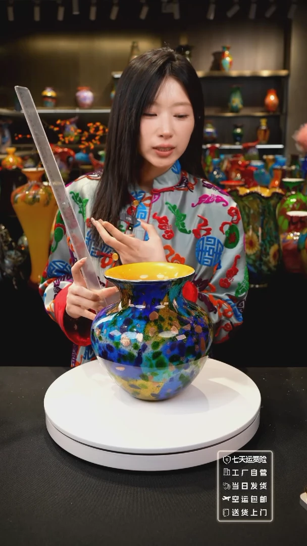 【闪购商品】非遗原创手作艺术摆件花瓶