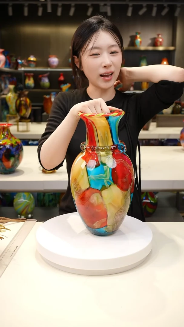 【闪购商品】非遗手作精工花器一级色料空运包邮送货上门