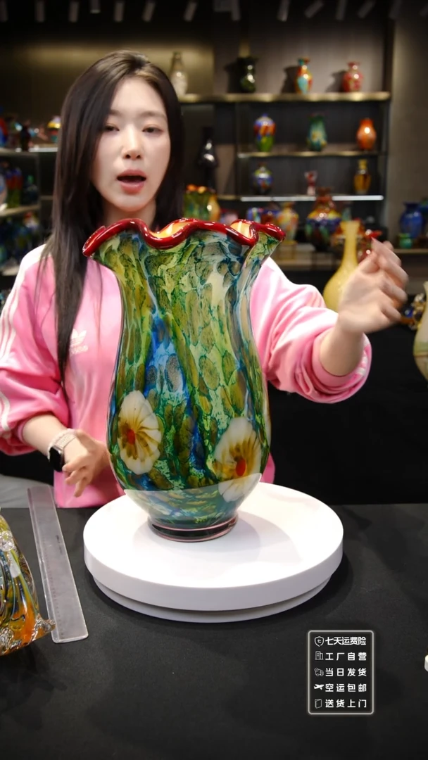 【闪购商品】非遗手作精工花器一级色料空运包邮送货上门