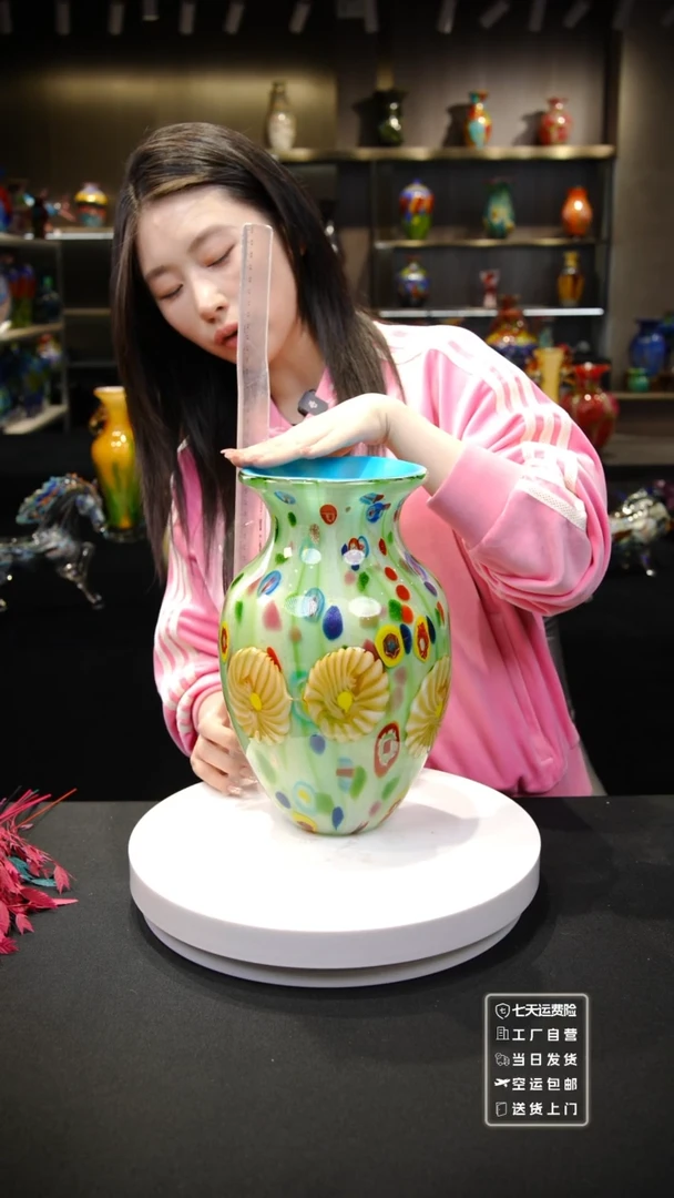 【闪购商品】非遗手作精工花器一级色料空运包邮送货上门