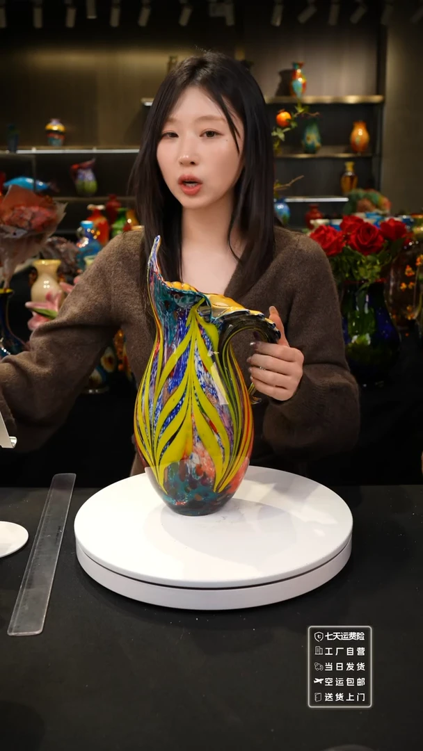 【闪购商品】非遗原创手作艺术摆件花瓶