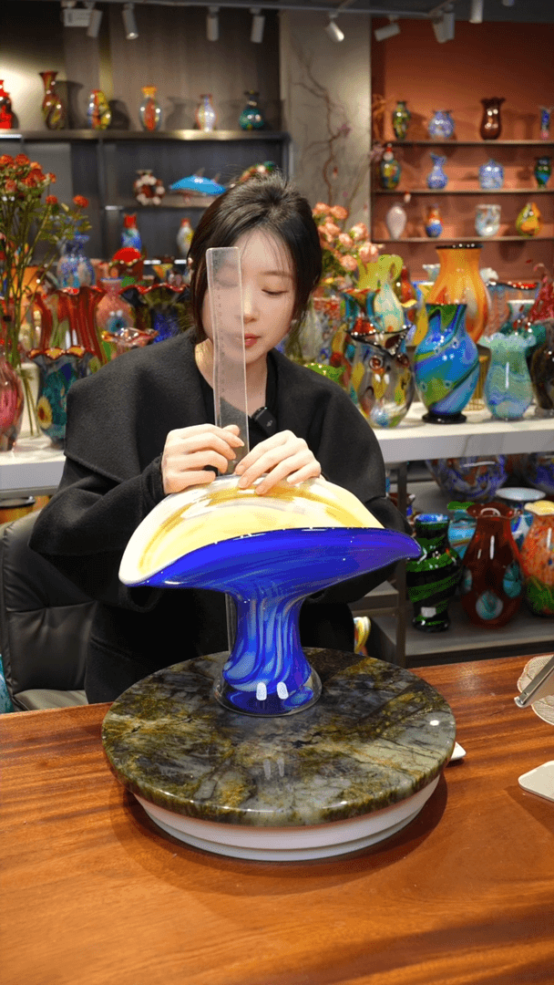 【闪购商品】手作精工花器一级色料，空运包邮，送货上门