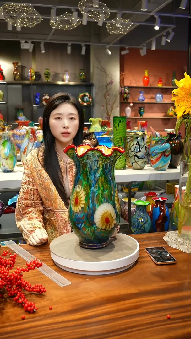 【闪购商品】手作精工花器一级色料，空运包邮，送货上门