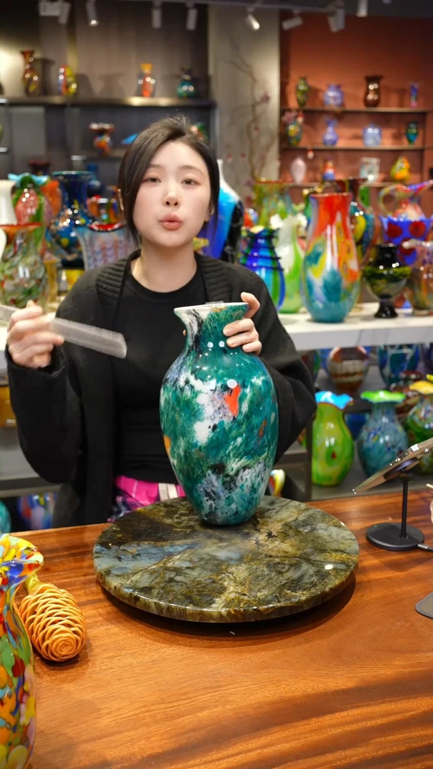 【闪购商品】手作精工花器一级色料，空运包邮，送货上门