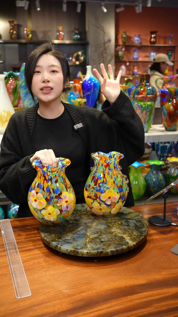 【闪购商品】手作精工花器一级色料，空运包邮，送货上门