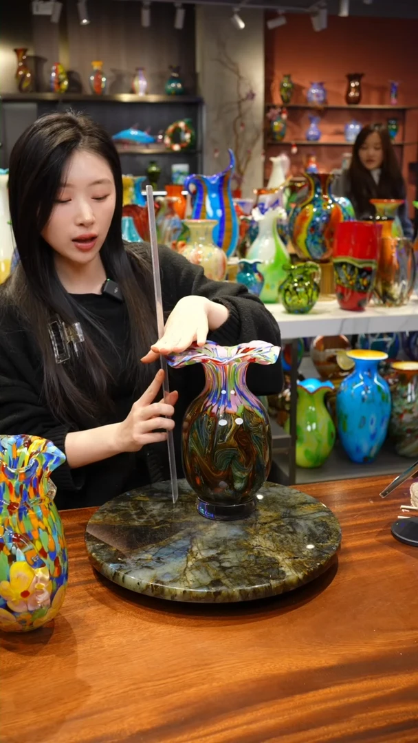 【闪购商品】手作精工花器一级色料，空运包邮，送货上门