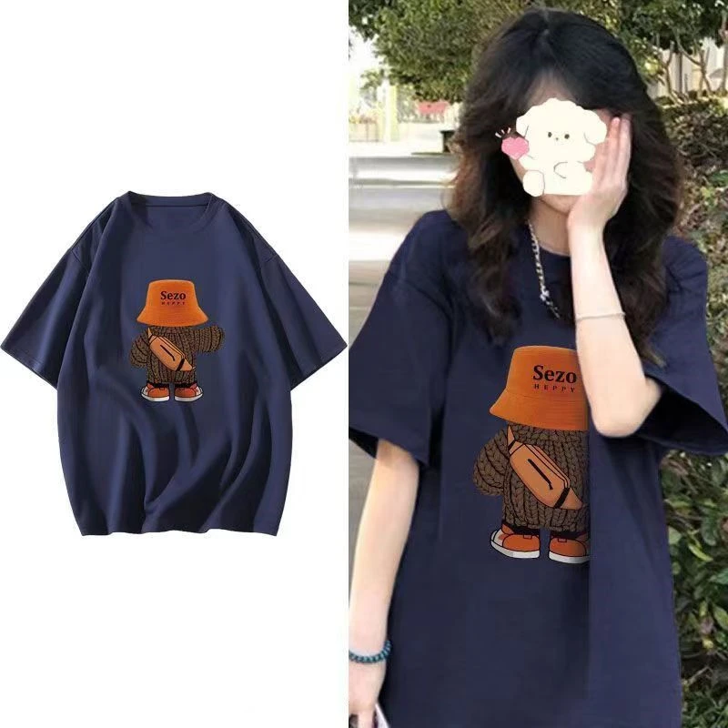 哺乳衣夏季外出宽松显瘦纯棉短袖t恤孕妇装产后喂奶中长款上衣潮