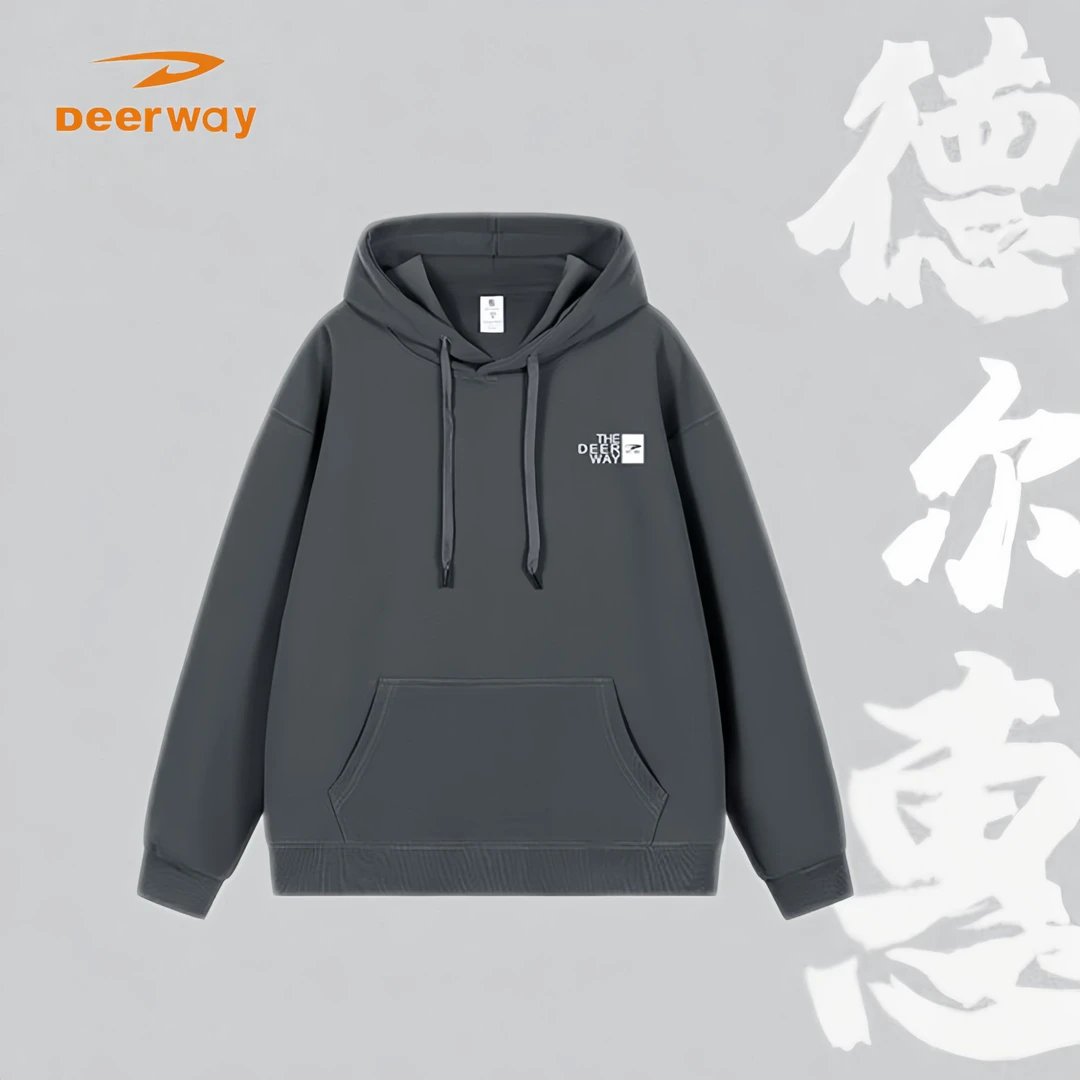 连帽卫衣男女款加绒休闲内搭宽松男士百搭套头卫衣