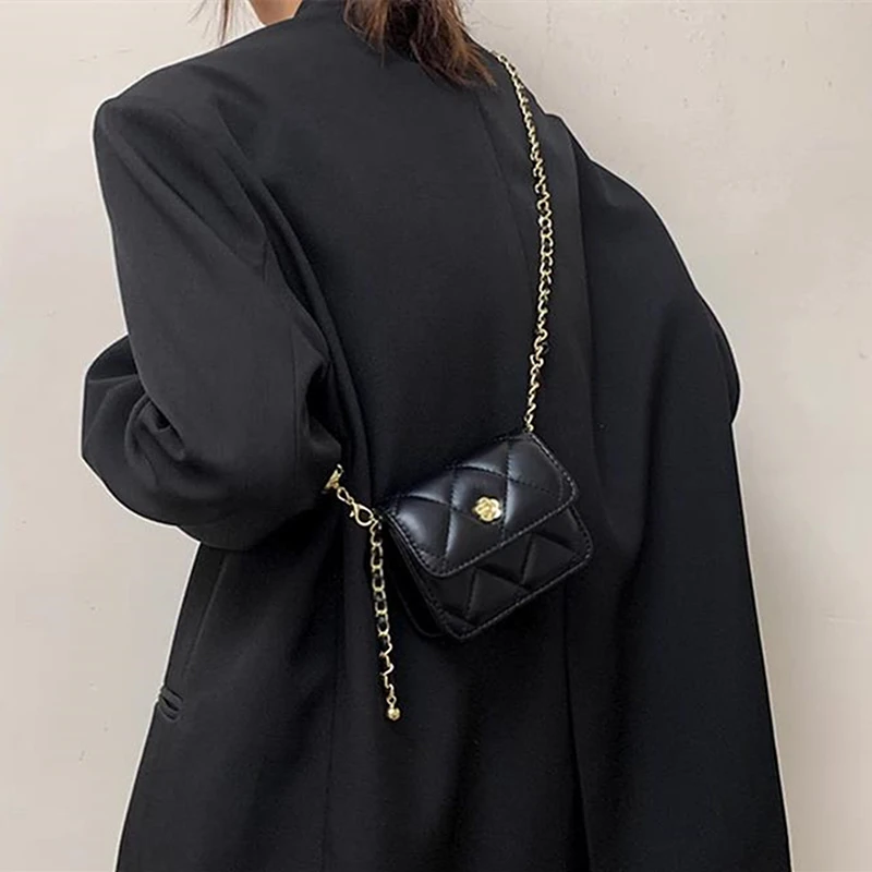 轻奢小包包2025新款时尚百搭菱格链条女包洋气斜挎包秋冬新款女包